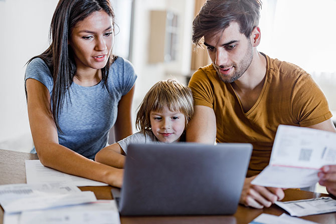 famille a la recherche d'une mutuelle pour la famille à prix intéressant